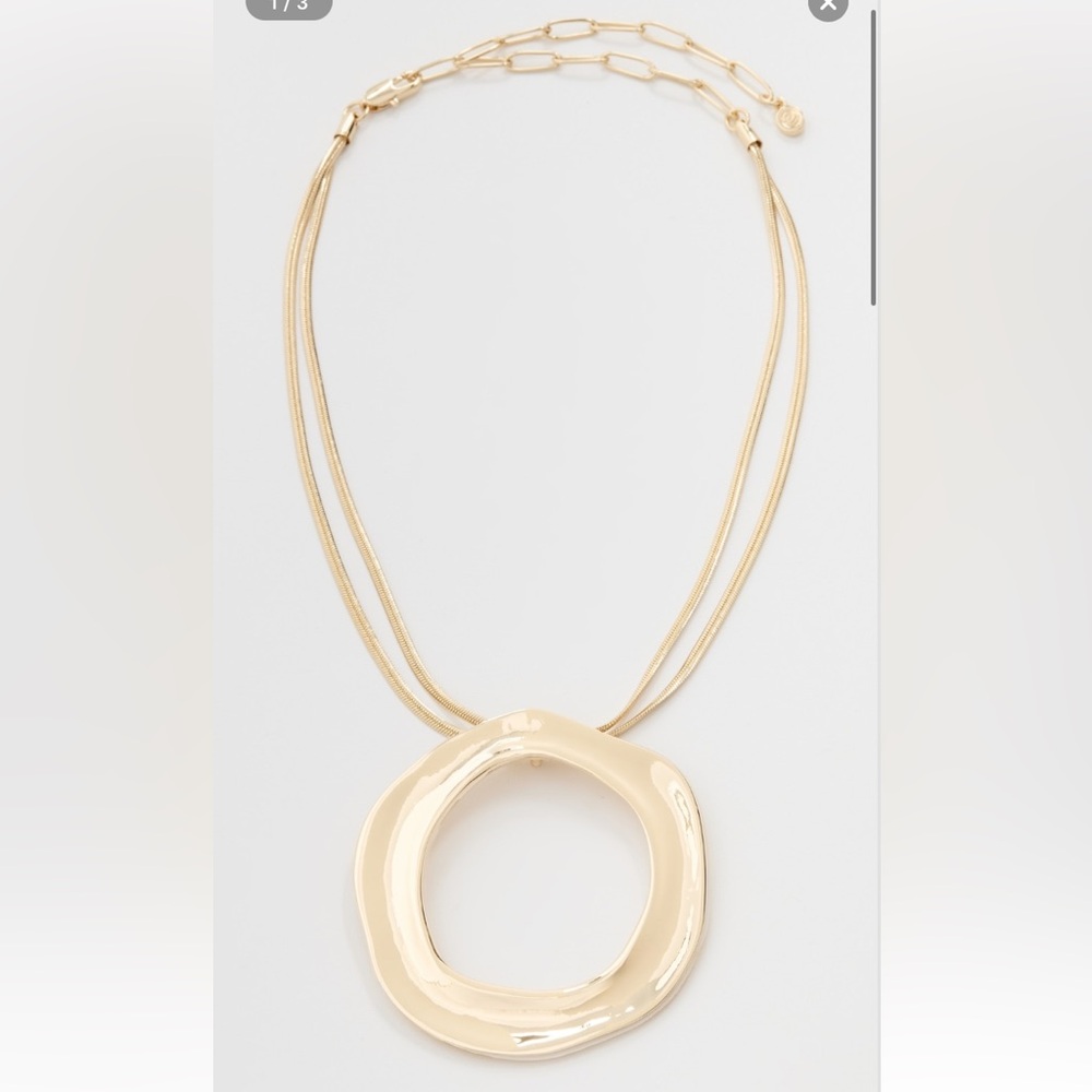 Ettika Round Pendant Necklace - Picture 2 of 3